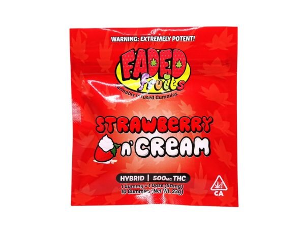 Faded Fruits Strawberry N' Cream